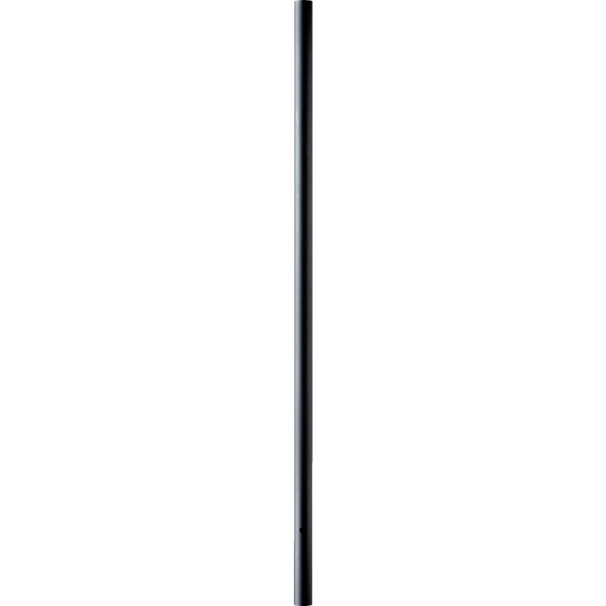 A Quorum International Direct Burial Lamp Post, designed for 3 inch decorative outdoor post lights. Enhance your home's curb appeal and add nighttime light with this UL Listed, wet location lamp post. 96"H, Gloss Black finish.